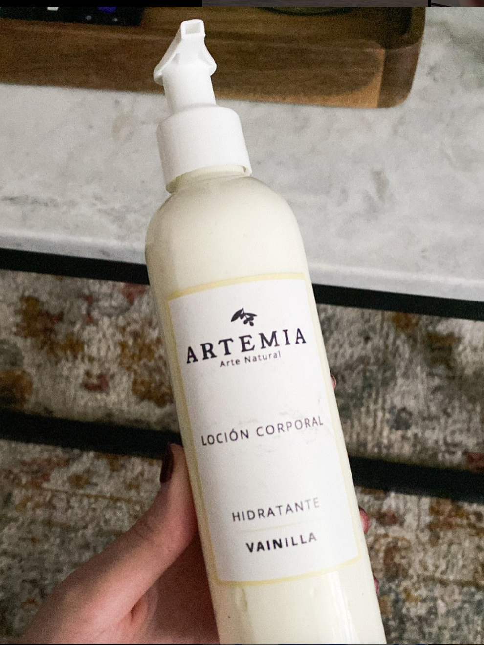Crema corporal de vainilla