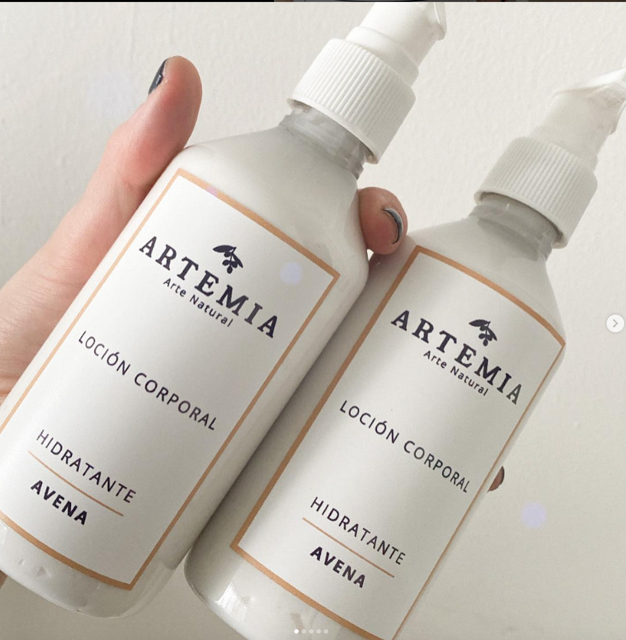 Crema corporal de avena