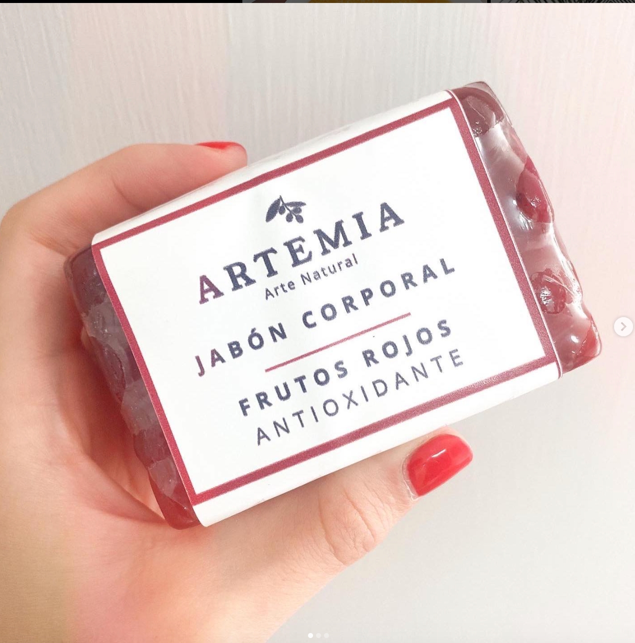 Jabón corporal de frutos rojos