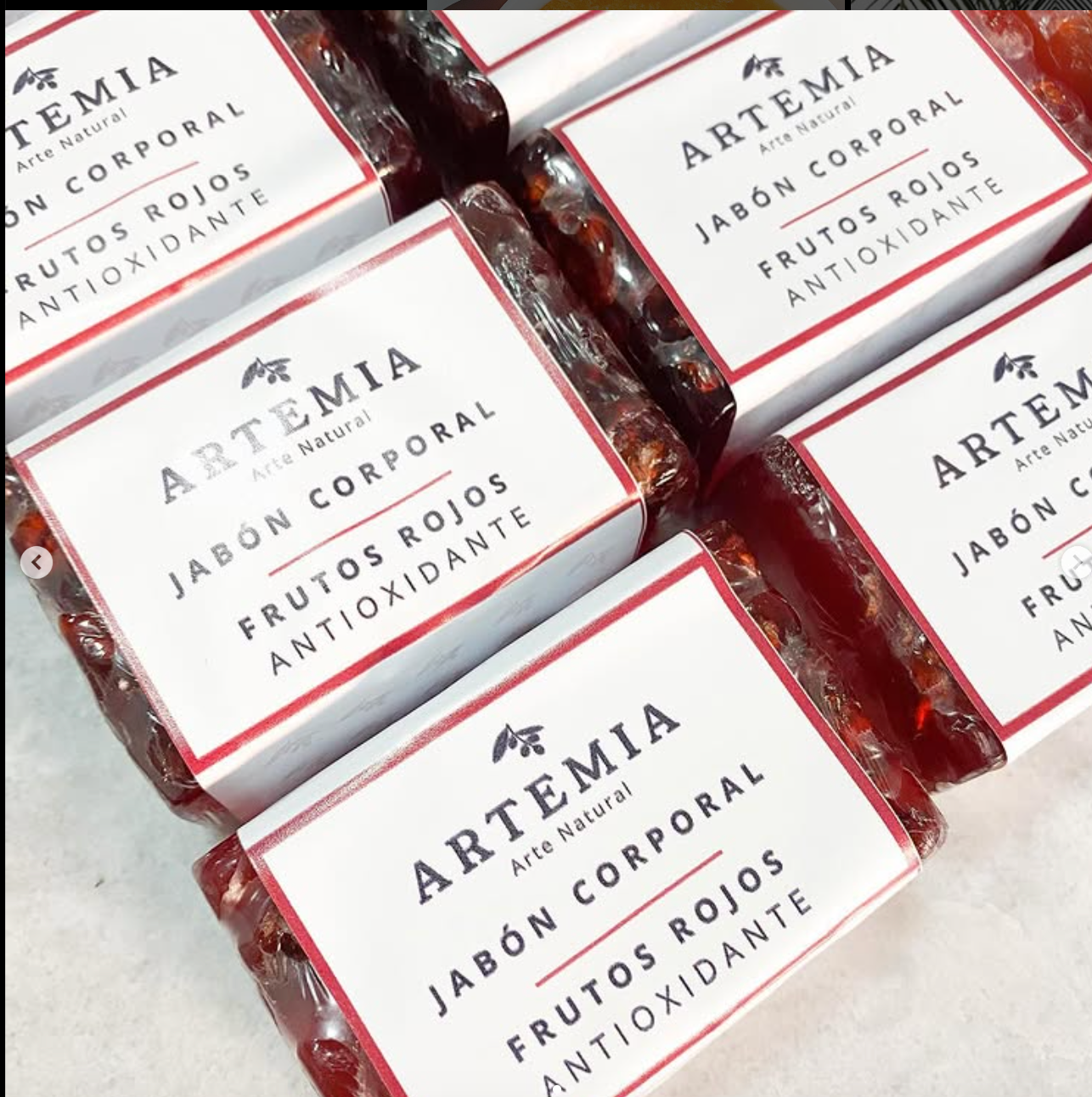 Jabón corporal de frutos rojos