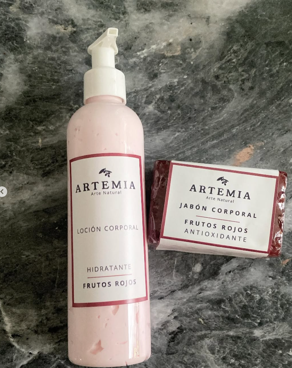 Crema corporal de frutos rojos